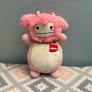 Brina Pink Big Foot Winter Hug Me Squishmallow